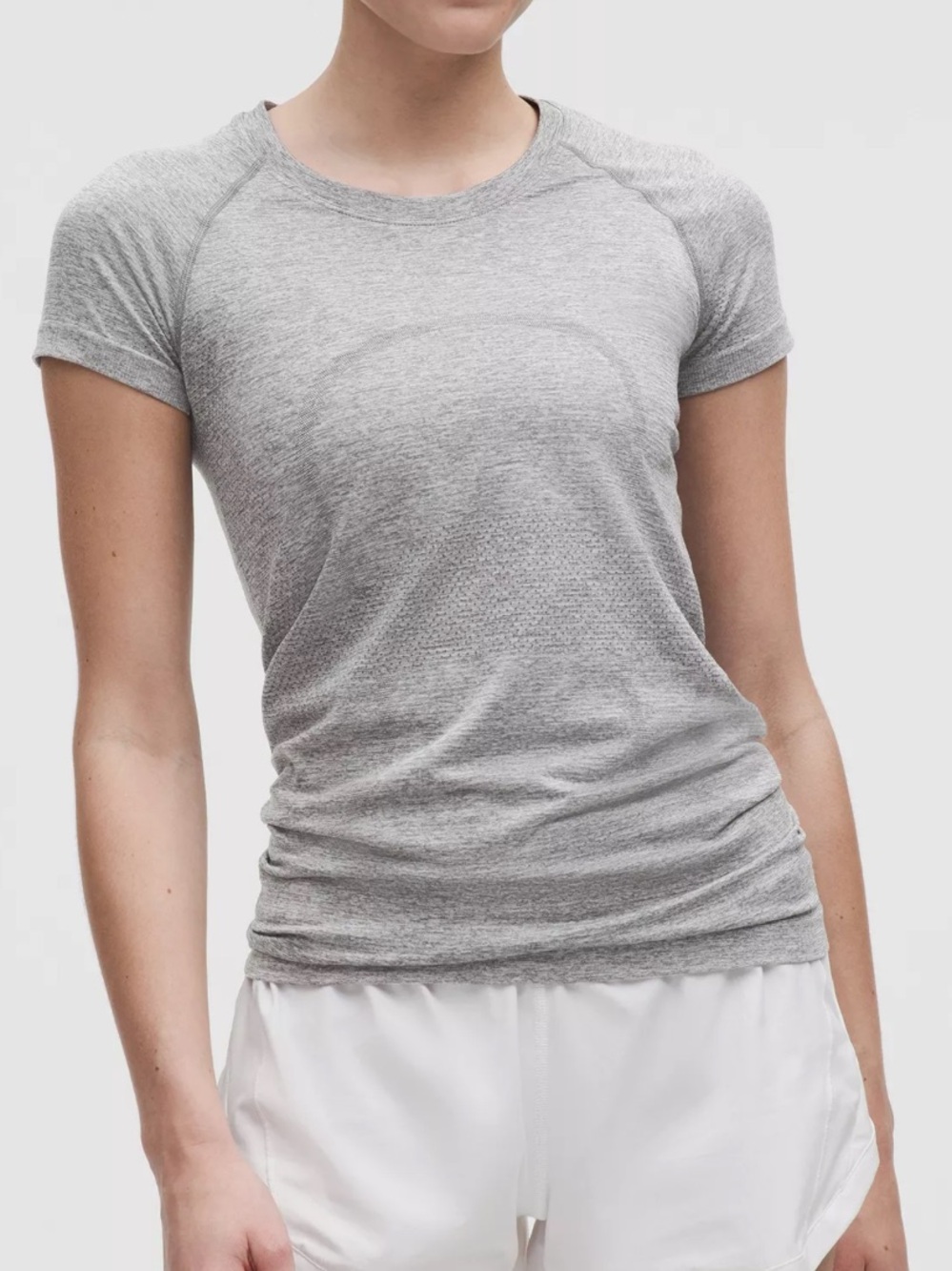 lululemon Grey Swiftly Short Sleeve Shirt